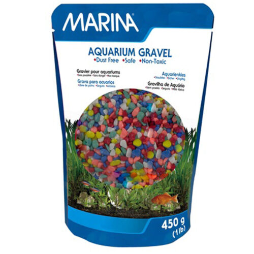 Marina aqua Gravel Rainbow Mix  450 g.