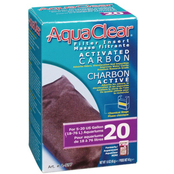 AquaClear 20 Repuesto Carbon Activado , 45 g