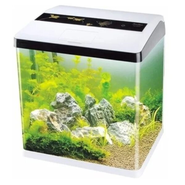 ACUARIO SOBO 15L RECTANGULAR. FILTRO INTEGRADO DE 500L/H Y LUZ LED