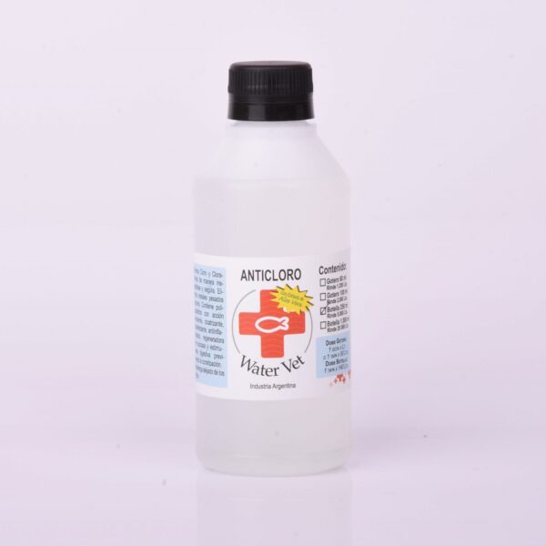 Anticloro con Aloe Vera Botella 250 ml Rinde 5000L