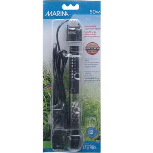 Marina Calentador Sumergible, 50W, 22 cm, 50 Litros
