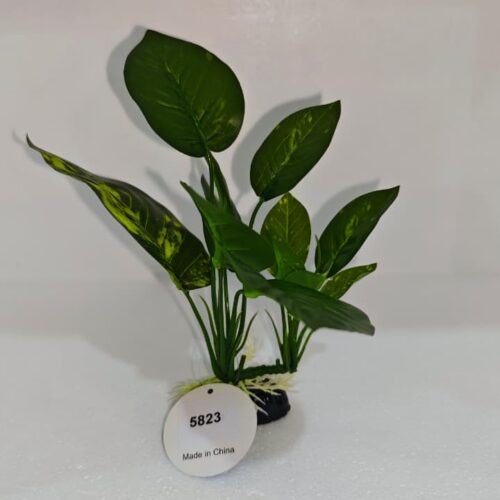 Planta plastica Anubia Sp 20 cm c/rizoma