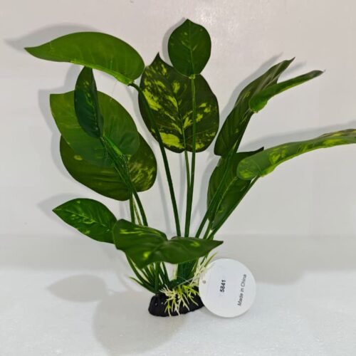 Planta plastica Anubia Sp 27 cm c/rizoma