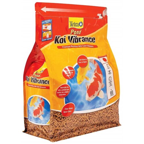 TETRA POND KOI VIBRANCE 4 LTS (650 GR) -DIETA COMPLETA PARA PECES DE AGUA FRIA EN ESTANQUES QUE INTENSIFICA EL COLOR
