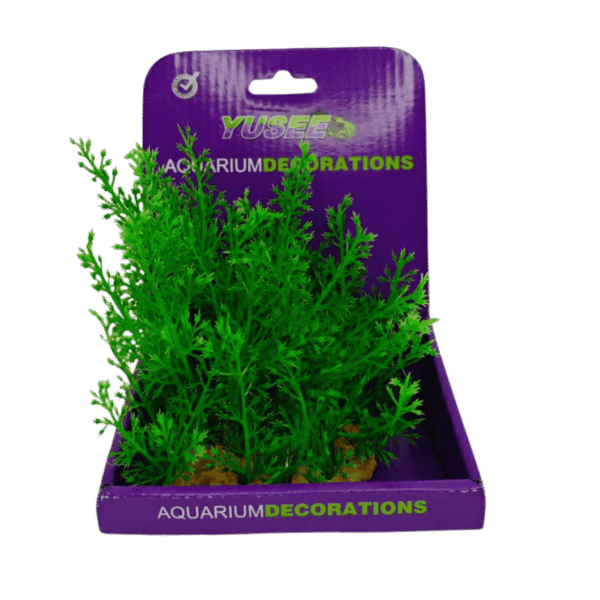 Planta plastica Simil Ranuculus 15 cm base frondosa