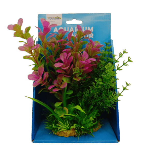 Planta plastica  Ludwigia inclinata green mas ambulia 20 cm base frondosa