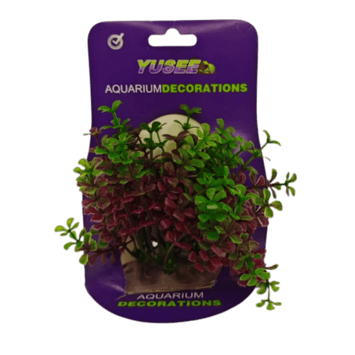 Planta plastica Lobelia 10 cm frondosa base ancha