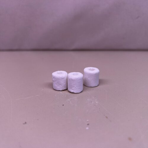 anillo ceramico chico tradicional poroso (12*12) pared media para botellones y filtros 100 gramos