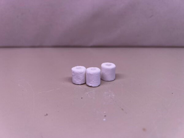 anillo ceramico chico tradicional poroso (12*12) pared media para botellones y filtros 100 gramos