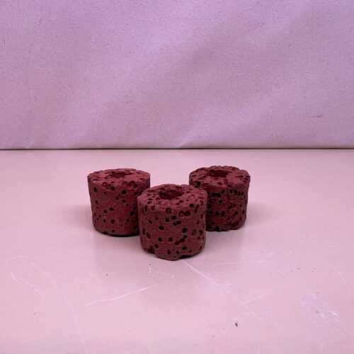 anillo filtrante ceramico rojo con tratamiento mineral Bolsa con cierre 500 gr (17*17)