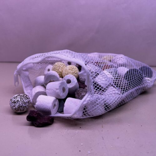 filtrantes ceramicos surtidos 12 en 1 con zeolita  carbon activado incluidos bolsa con cierre 500 gr