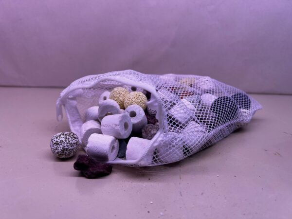 filtrantes ceramicos surtidos 12 en 1 con zeolita  carbon activado incluidos bolsa con cierre 500 gr