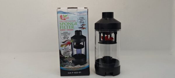 Filtro accionado a aire atrapa impurezas, accion biologica y mecanica  60 litros