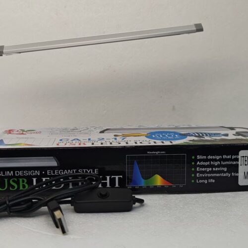 Iluminador Clip Chico acuario 20-30 cm USB Azul y Blanca Crab Aqua