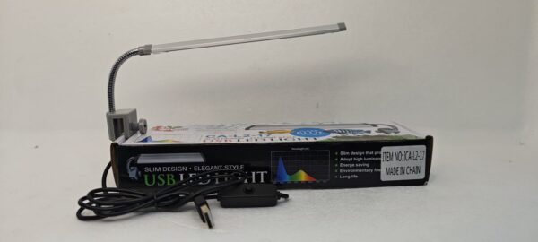 Iluminador Clip Chico acuario 20-30 cm USB Azul y Blanca Crab Aqua