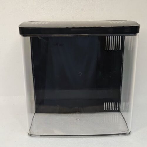 Nano tanque Negro 20-15-20 cm 6 litros con wet, bomba y luz incorporado