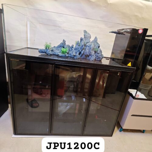 Mueble completo de 120*90*45, con 3 puerta Sump bajo mesada, mas pecera 120*40*45 (curvo 1 pieza) altura total 1.30 mts