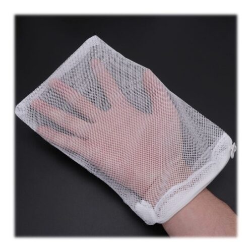 Bolsa portante con cierre importada 15*20 cm (blanca)